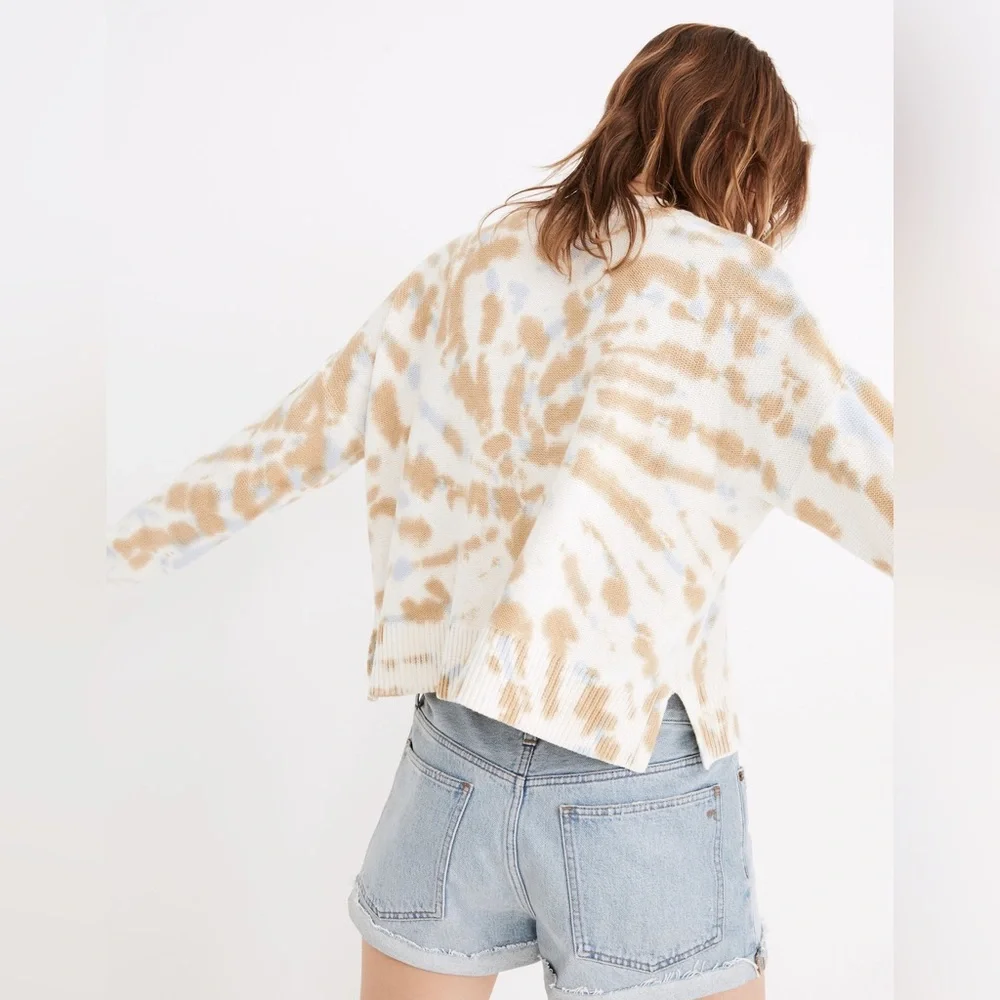Madewell Tie-Dye Broadway Button-Up Cardigan Sweater - Picture 3 of 12